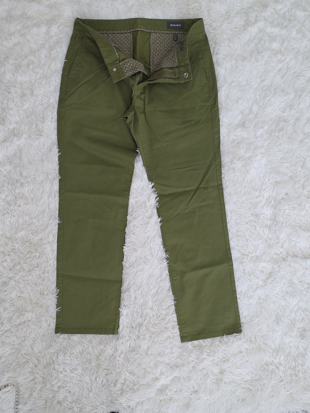 Bonobos Olive Green Men's Chino Pants 33/30
